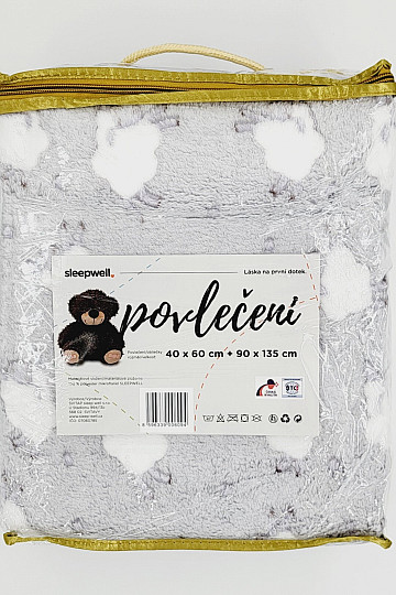 Literie MF SHEEP gris clair - pour le berceau
