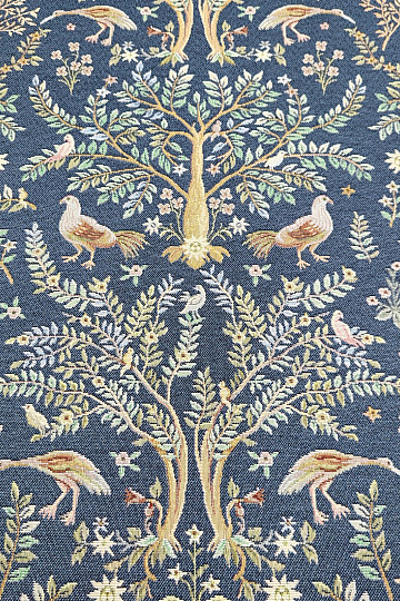 Tissu tapisserie WILLIAM MORRIS bleu