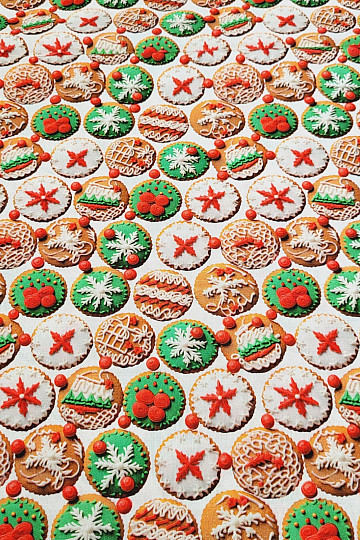 Tissu en coton TASSES GINGERBALL