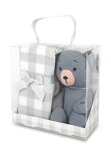 Coffret cadeau enfant KNITTED TEDDY