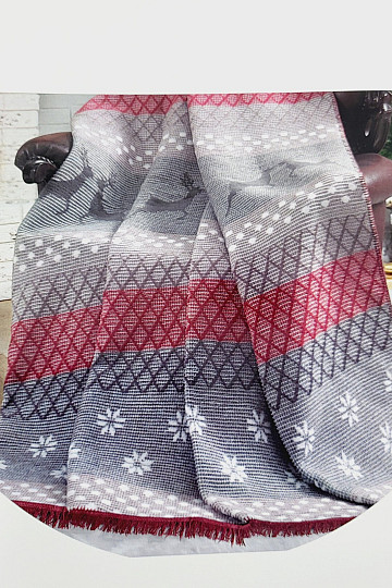 Couverture de Noël RENNE GRIS