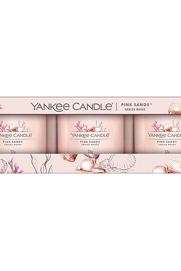 YC PINK SANDS ensemble en verre 3 pièces