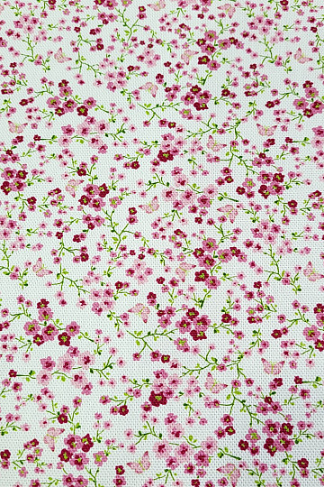Tissu déco MARIPOSA rose