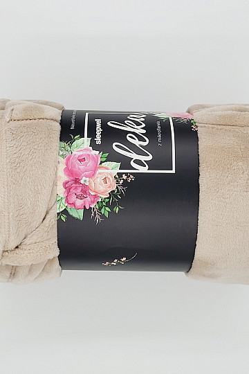 Couverture MICROFLANELLE BEIGE