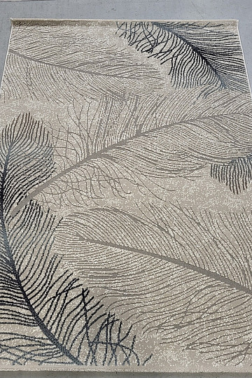 Tapis pièce BOHO FEUILLES