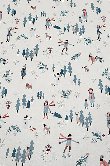 Tissu en coton RELAX D&#39;HIVER