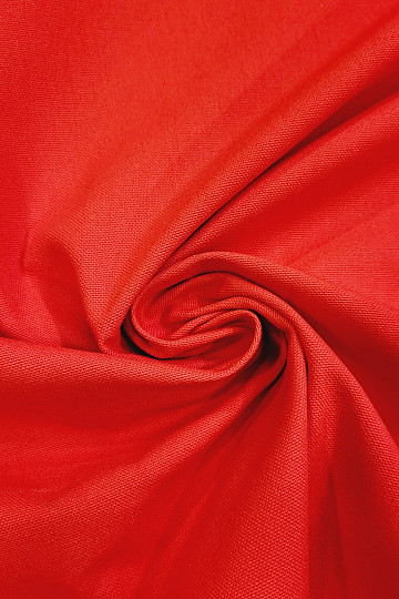 Tissu coton UNI rouge - rouge gros coton 220g