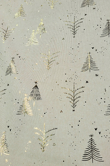 Tissu coton ARBRES BEIGE
