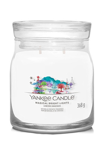 bougie parfum YC MAGICAL BRIGHT LIGHTS GLASS MEDIUM 2 mèches