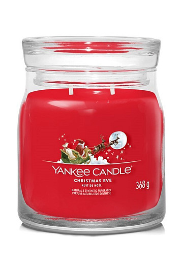 bougie YC parfum CHRISTMAS EVE GLASS MEDIUM 2 mèches