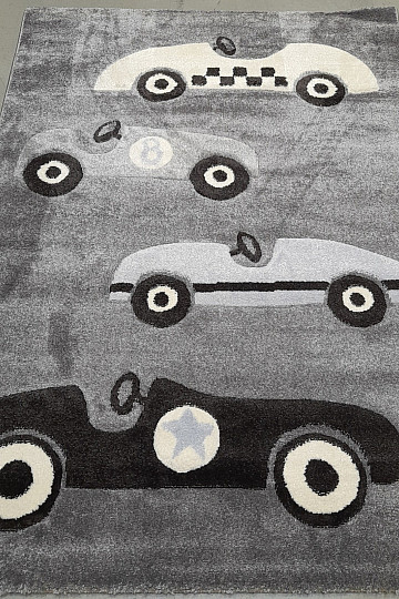 Tapis pour enfants HAPPY argent