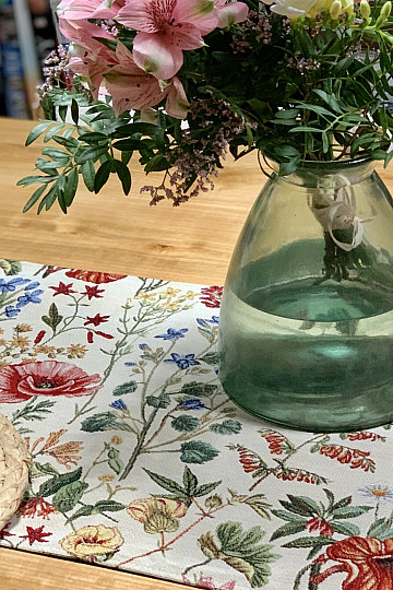 Nappe et écharpe tapisserie JOSEFÍNA
