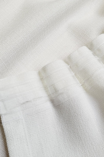 Rideaux de luxe finis GERSTER 7650 BLANC 02
