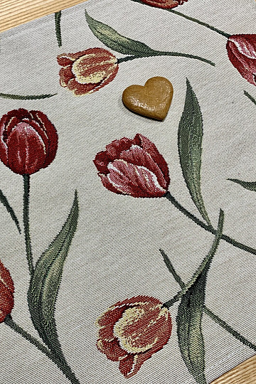 Set de table en tapisserie TULIPS III grand modèle