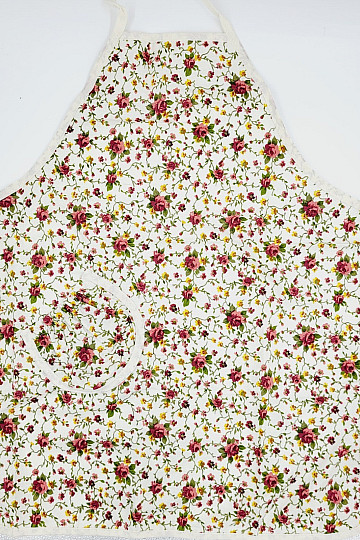 Tablier avec bavette ROSES