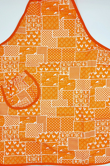Tablier avec bavette ORANGE