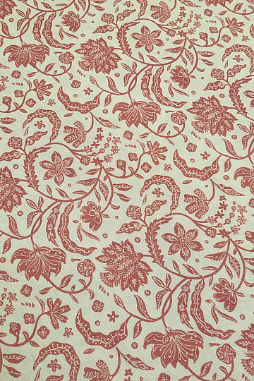 Tissu décoratif TIRIAN ROUGE