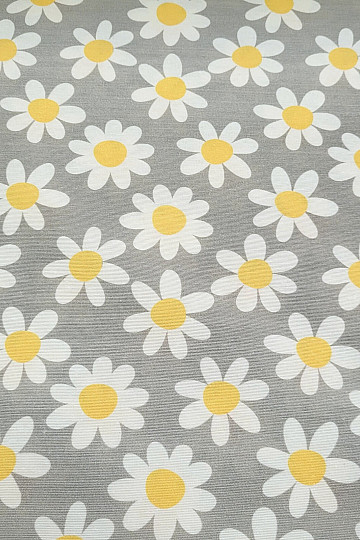 Tissu décoratif DAISIES GRIS