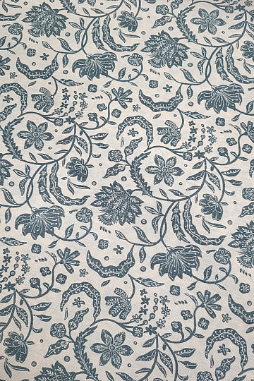 Tissu décoratif TIRIAN BLEU