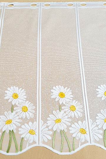 Rideau vitrail MARGUERITES