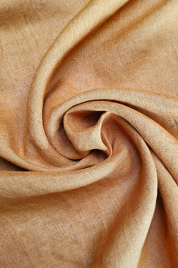 Tissu en lin TEINTURE CANNELLE