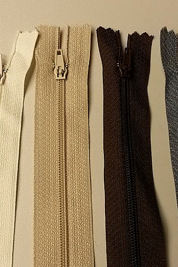 Fermeture éclair spirale 3mm, indivisible, longueur 45 cm