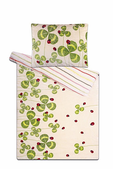 Literie en microflanelle coccinelle