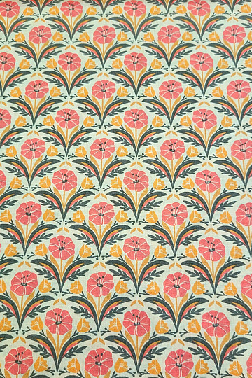 Tissu en coton SELMA ORANGE