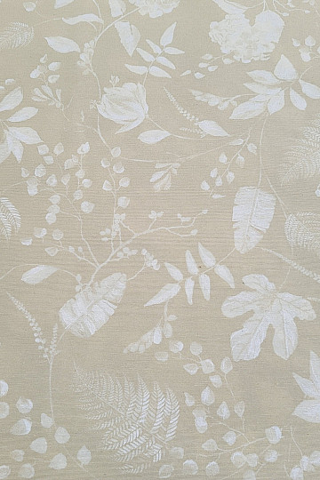 Tissu décoratif AMY FLOR beige