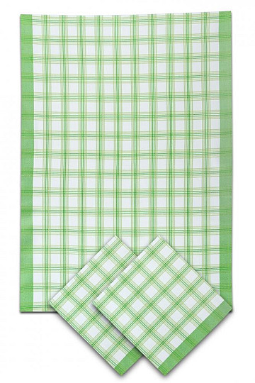 Serviettes en bambou GRAND CUBE VERT
