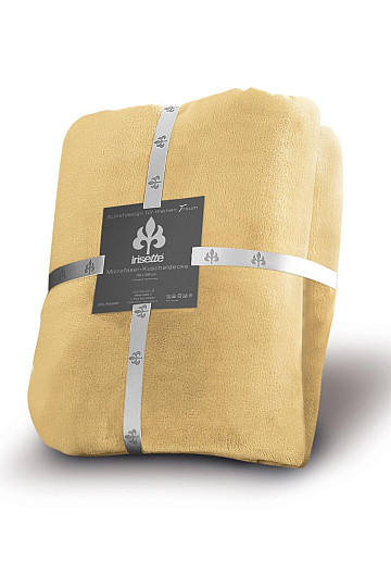 Couverture douce RELAX 40 JAUNE