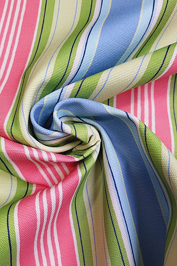 Tissu décoratif LIRIO - rayures vertes