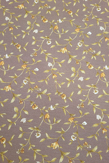 Tissu décoratif MILFLORES marron