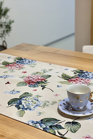 Nappe et foulard en tapisserie HORTENZIE ZOE