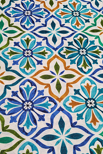 Tissu décoratif JONELA TURQUOISE