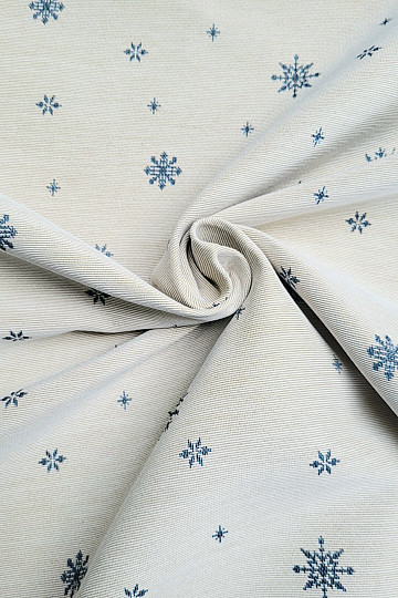 Tissu tapisserie SOFT FLAKE BLUE