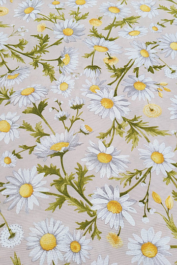 Tissu décoratif MARGUERITES