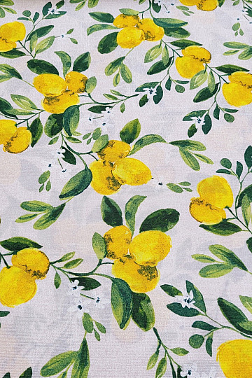 Tissu décoratif CITRONNIER
