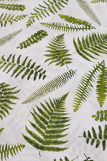 Tissu décoratif VERT FOUGÈRE
