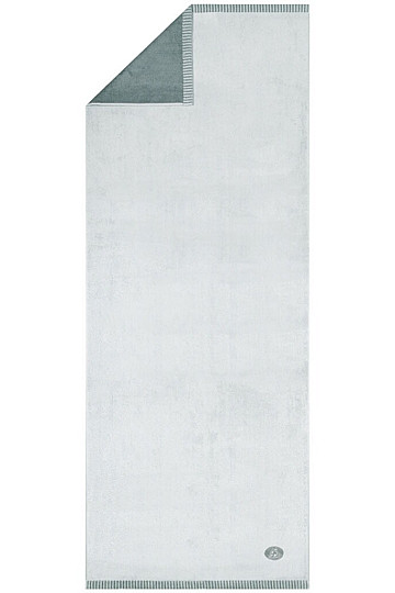 SERVIETTE DE SAUNA BEN GRIS-BLANC