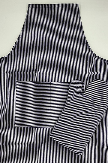 TABLIER AVEC GANT rayures