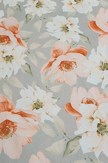 Tissu décoratif OXFORD FLEUR D'ORANGE