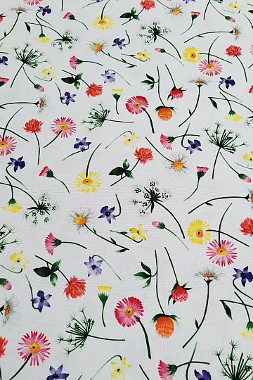 Tissu décoratif MINI FLEURS