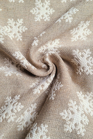 Tissu décoratif luxueux FLAKES BEIGE