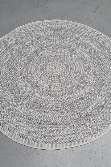 Tapis d'extérieur STAR rosace gris
