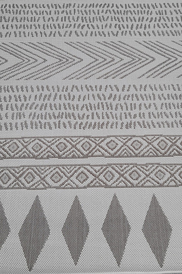 Tapis d'extérieur Duce marron-beige