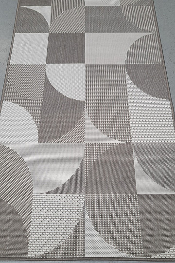 Tapis d'extérieur Duce, gris-beige