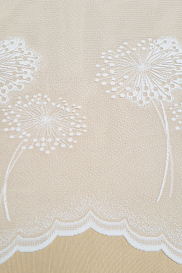 Rideau jacquard CHMÝŘÍ blanc