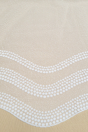 Rideau jacquard DOTS blanc