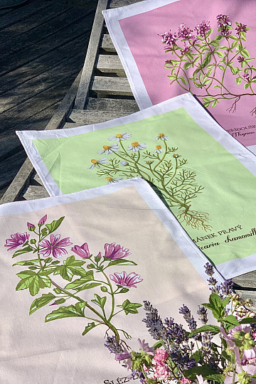 Serviettes en coton HERBES
